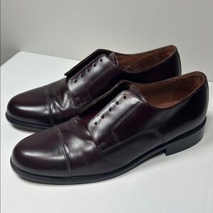 Bostonian Classics 20398 First Flex Men's Oxford Leather Shoes - Dark Burgundy